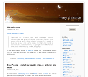 Christmas Theme Header for WordPress Blog - 3