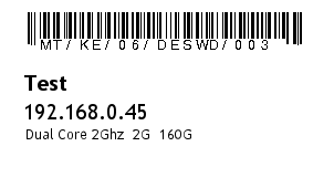 Priting Labels with Bar Code via KBarCode