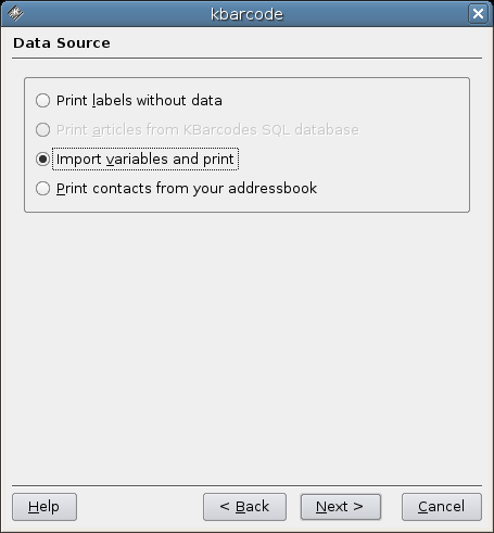 Step 3 - The CSV fields